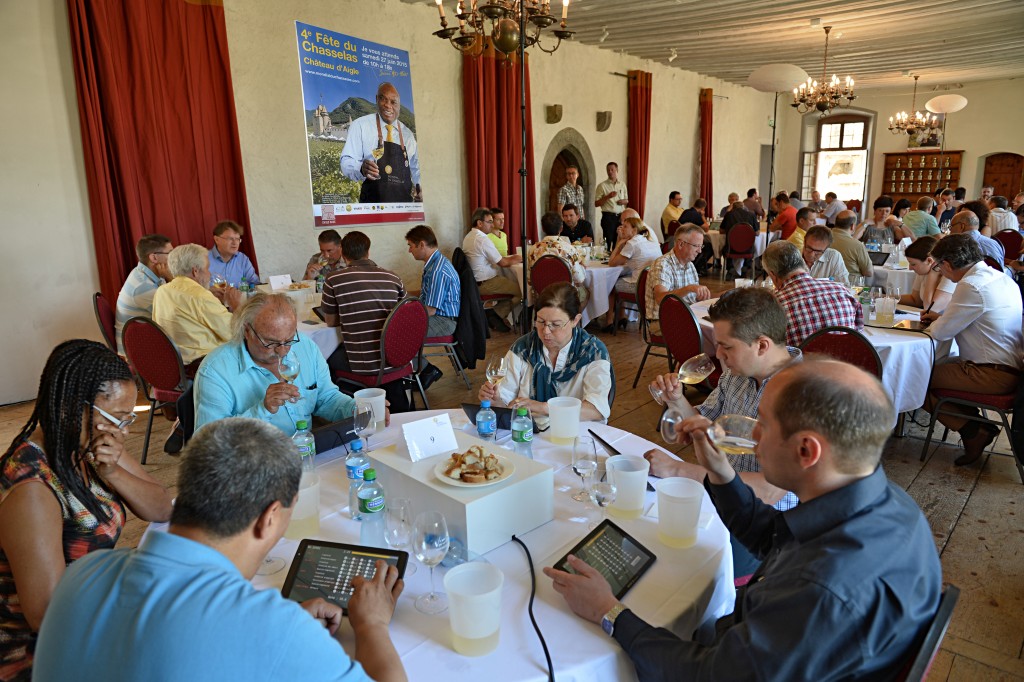 Aigle le 06 juin 2015 Château d'Aigle Mondial du Chasselas Jury de dégustation ©2015,studio edouard curchod, tous droits réservés