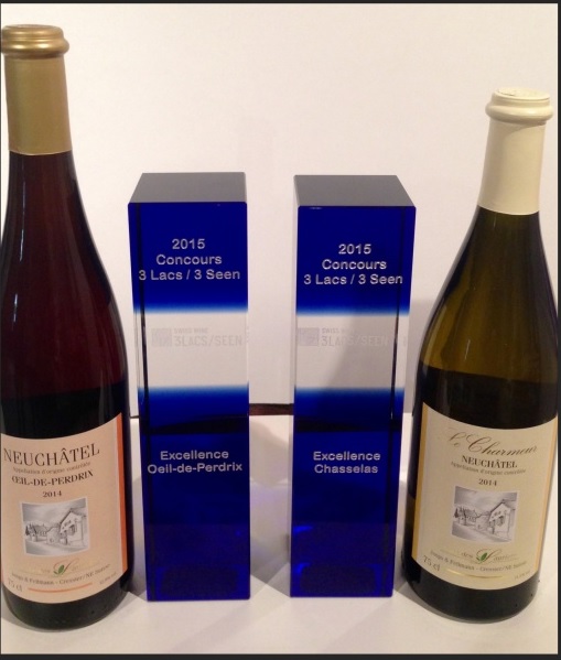 Les vins de la Cave des Lauriers primée au Concours des Trois-Lacs 2015 Photo: Cave des Lauriers