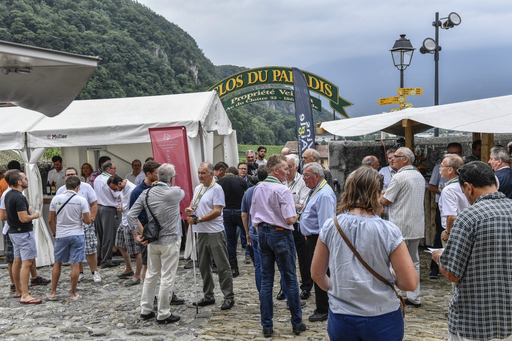 Aigle le 24 juin 2017 Château d'Aigle  dans le cadre du Mondial du Chasselas   Fête populaire au Château ©2017,studio edouard curchod, tous droits réservés